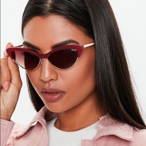 QUAY Sunglasses | All Night - Red | NWT